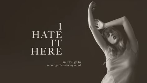 I Hate It Here lyric video - TTPD Here Lyrics, I Hate It Here, Dark Academia Aesthetic, Academia Aesthetic, Lyric Video, Poets, Taylor Swift, Swift, Pins