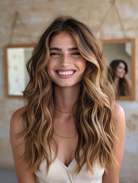 Top Summer Hair Color Ideas 2024: Soft Blondes, Brunettes Highlights, and Fun Trends Black Hair Trends, Looks For Short Hair, Summer Brunette, Summer Hair Color Ideas, Brunette Ombre, Brunettes Highlights, Soft Blonde, Cute Looks, Medium Curly