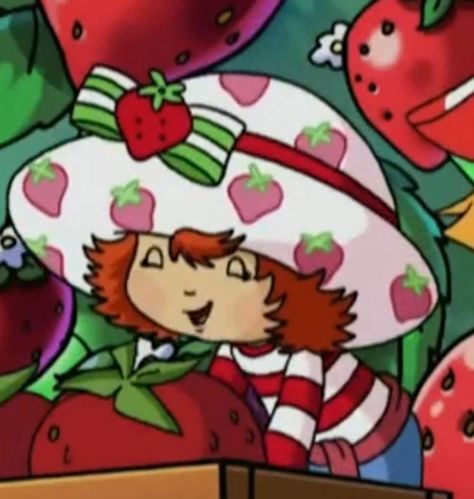 Makaila Core, Strawberry Shortcake Pfp, Original Strawberry Shortcake, Berry Shortcake, Strawberry Shortcake Cartoon, Cartoon Pfp, Short Cake, Strawberry Shortcake Characters, Snapchat Stickers