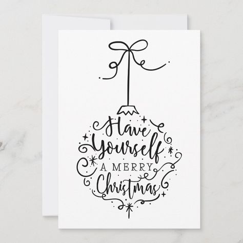 Pen And Ink Christmas Cards, Merry Christmas Notes, Christmas Card Templates Free Printable, Simple Christmas Cards Handmade, Christmas Journal Ideas, Christmas Cards Handmade Easy, Christmas Envelope Art, Drawn Christmas Cards, Christmas Cards Handmade Diy