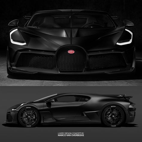 Marco van Overbeeke on Instagram: “Noir et Noir et Noir configuration a.k.a. Black on Black on Black spec 🖤 • Bugatti Divo livery idea • Personal project #bugatti #divo…” Bugatti Divo Black, Ezekiel Reyes, Black Bugatti, Bugatti Divo, Hyper Cars, Tokyo Drift Cars, Aesthetic Cool, Ford Mustang Car, Pimped Out Cars