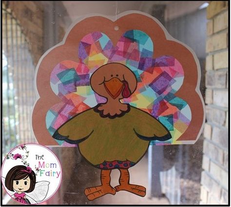 Stained Glass Turkey (Freebie)                                                                                                                                                                                 More Thanksgiving Classroom Projects, Stained Glass Turkey, Turkey Preschool, Stained Glass Craft, Thanksgiving Lesson Plans, Thanksgiving Lessons, Thanksgiving Crafts Preschool, Thanksgiving Classroom, November Thanksgiving