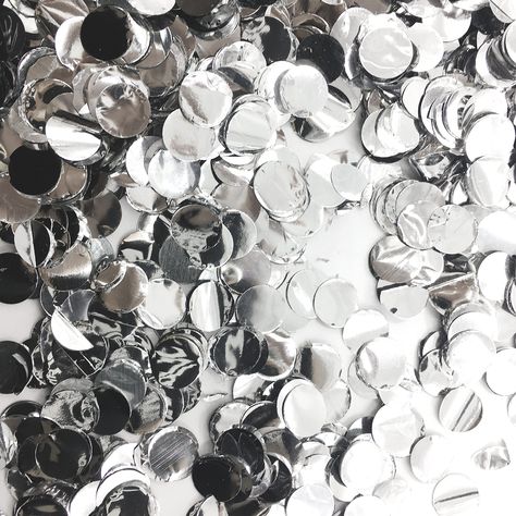 PRICES MAY VARY. Metallic Confetti Color: Sparkle Silver Round confetti circles size: 1 cm In diameter for easy cleanup, total 60 grams Silver Confetti Occasion: Wedding Decoration, Baby Shower, Birthday Party, Welcoming Banquet, Balls, Dinners, Table Scatter Decorations, New Years Eve Parties, Favor Bags, Weddings, Birthdays, Celebrations, Surprise parties, and More! Metallic Dots Confetti Other Application: Table decorations, fillers for gift boxes, confetti balloons or clear bottles Mylar Tab Silver Wedding Anniversary Decorations, Birthday Table Centerpieces, 21st Decorations, Birthday Present For Husband, Birthday Card Sayings, Rustic Save The Dates, Silver Party, Birthday Wishes Quotes, Birthday Table