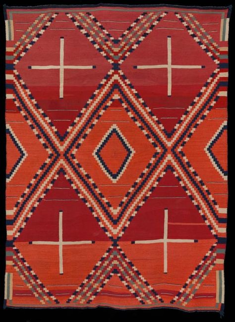 Blanket, Navajo. c. 1875. Wool. Minneapolis Institute of Art. Navajo Textiles, Navajo Women, Spider Woman, Artist Gallery, Minneapolis, Something To Do, Weaving, Textiles, Wool