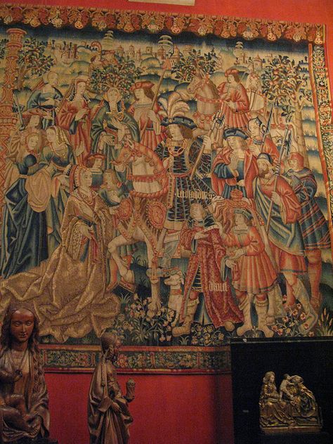 Daniel and Nebuchadnezzar, tapestry, Tournai, start of the 16th century, Musee du Moyen Age, Paris. 16th Century Clothing, Medieval Tapestry, Antique Artwork, Tapestry Art, Literature Art, Book Dragon, Medieval Art, 16th Century, Tapestry Wall Hanging