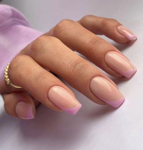 Square Nail Designs, Short Square Nails, Minimalist Nails, Dream Nails, Pretty Acrylic Nails, Chic Nails, French Tip Nails, Short Acrylic Nails, Square Nails