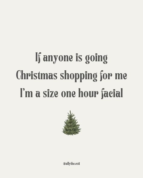 send this to someone to has been asking for your Christmas wishlist 😋🎄 #christmaswishlist #nebraskagirl #nebraskaesthetician #esthtician #estheticianlifestyle #openhouse #holidayopenhouse #thespakearneyestheticsandmassage #thespakearney #nebraskalife #nebraskaskin #nebraskagirl #nebraskaesthetician Esthetician Christmas Post, Holiday Esthetician Post, Christmas Skincare Quotes, Christmas Esthetician Post, Facials Quotes, Wax Studio, Christmas Marketing, Bday Party Kids, Esthetics Room