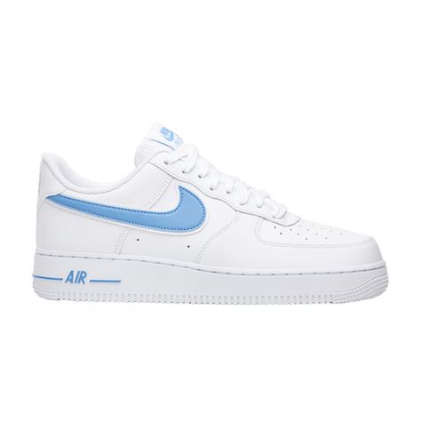 Check out the Air Force 1 '07 Low 'University Blue' on GOAT Womens Sneaker Boots, Tenis Air Force, Jordan 1 Royal, Nike Air Tailwind, Air Force Shoes, Skor Sneakers, Nike Air Force One, Nike Shoes Air Force, White Nike Shoes