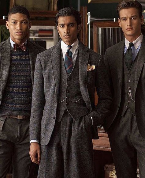 Dark Academia Aesthetic Outfit Men, Dark Academia Outfits Men, Academia Aesthetic Outfit Men, Dark Academia Aesthetic Outfit, Men In Suits, Academia Aesthetic Outfit, Dark Academia Outfits, Herringbone Suit, Ralph Lauren Suits