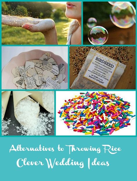 Alternative To Throwing Rice At Wedding, What To Throw At A Wedding, Things To Throw At A Wedding, Snow Confetti, Rice Alternatives, Wedding Suggestions, Wedding Jitters, Throwing Confetti, Wedding Traditions