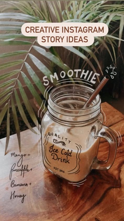 Doodling ,Summer smoothie, summer afternoon and morming stories @ambu_li Smoothie Story Instagram, Drink Instagram Story, Smoothie Instagram, Creative Story Ideas, Summer Smoothies, Ice Cold Drink, Summer Afternoon, Summer Drink, Creative Instagram Stories