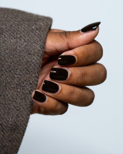 I am just obsessed with these shots. What do you think? I've been practicing my indoor photo game because the weather is not it over in the PNW @moniquevanrey Wearing Chocolate Gram #crackedchocolategram #crackedpolish #indienation #brownnails #jellypolish #indieswatch #shotnails #brown #polish #wooljacket Brown Jelly Nails, Send To Your Crush, Glitter Flake, Dark Chocolate Brown, Jelly Nails, Indie Nail Polish, Donut Shop, Dark Nails, Brown Nails