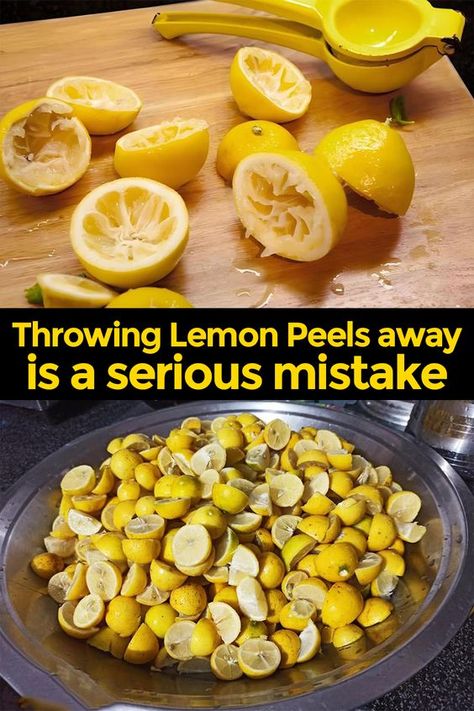 If you use them like this they are worth gold at home Fruit Peels Uses, Uses For Lemon Peels, Lemon Peels Uses, Lemon Skin Uses, What To Do With Lemon Peels, Lemon Scraps, Lemon Peel Cleaner, Lemon Peel Uses, Orange Peel Recipes