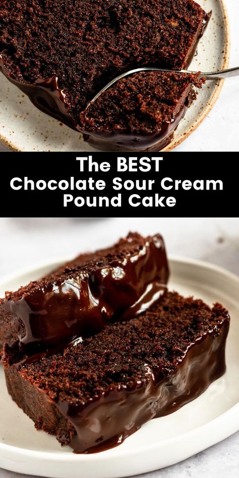 Chocolate Pound Cake Recipe Homemade, Chocolate Pound Cake Recipes, Chocolate Sour Cream Pound Cake Recipe, Chocolate Sour Cream Pound Cake, Finger Desserts, Pound Cake Recipes Easy, Chocolate Pound Cake, Sour Cream Pound Cake, Cream Cheese Pound Cake