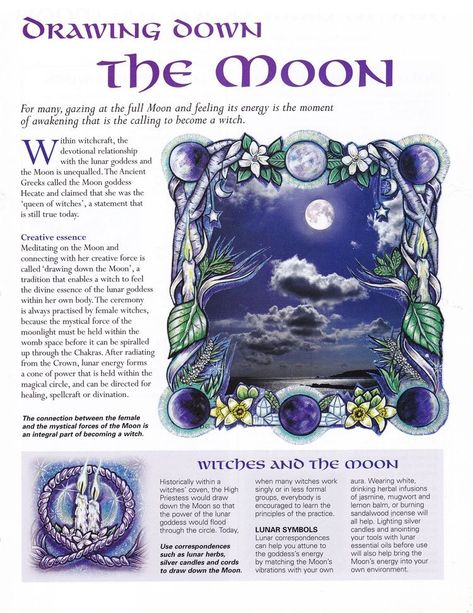 Moon Correspondences, Drawing Down The Moon, Moon Magick, Moon Spells, Eclectic Witch, Wicca Witchcraft, White Witch, Wiccan Spells, Spells Witchcraft