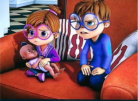 Alvin And The Chipmunks Simon X Jeanette, Simon X Jeanette, Simon And Jeanette, Simon Chipmunk, Protective Parents, Simon Seville, Alvinnn!!! And The Chipmunks, Fandom Unite, The Chipettes