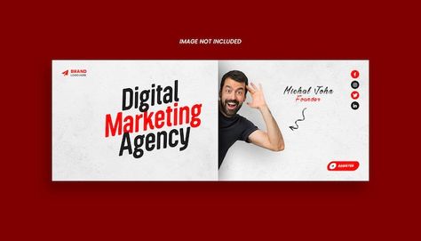 Digital marketing agency facebook profil... | Premium Psd #Freepik #psd #facebook-cover-banner #facebook-cover #facebook-cover-template #cover Facebook Cover Banner Design, Digital Marketing Cover Photo, Marketing Cover Photo, Fb Banner Cover Photos, Profile Cover Facebook, Facebook Cover Photo Ideas, Facebook Cover Design Ideas, School Banner Design Ideas, Facebook Cover Ideas