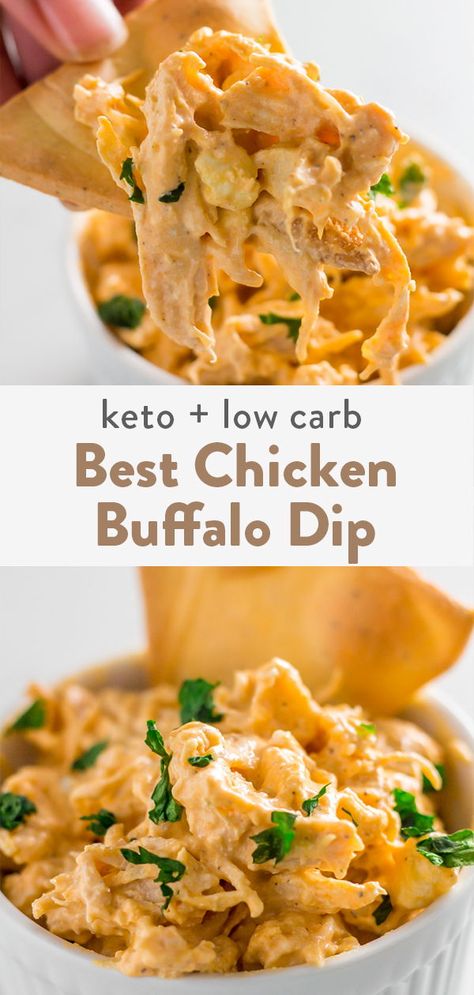 Dip With Chicken, Superbowl Snacks Dessert, Keto Buffalo Chicken Dip, Snacks Chicken, Keto Buffalo Chicken, Chicken Buffalo, Buffalo Dip, Wings Chicken, Chicken Keto