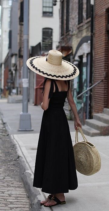 Straw Hats Outfit, Holiday Style Summer, Sundress Outfit, Simple Summer Dresses, Atlantic Pacific, Outfits With Hats, Summer Accessories, Vacation Outfits, Summer Hats