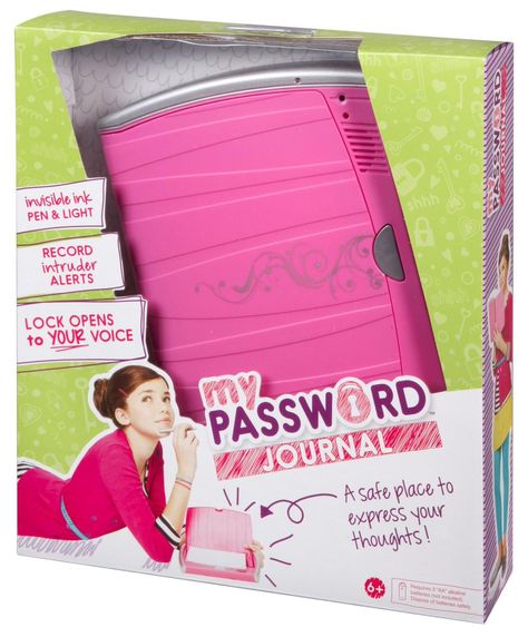 PRICE DROP Girl Tech Password Journal 8 SAVE 40% NOW £14.99 at Amazon Electronic Diary, Password Journal, Christmas Gifts For Teenagers, Secret Safe, My Password, Invisible Ink, Keeping Secrets, Voice Recognition, Toy Cars For Kids