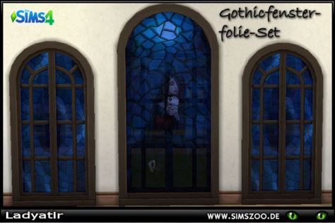 Windows: Gothic Windows Set by ladyatir from Blackys Sims 4 Zoo • Sims 4 Downloads Sims 4 Maxis Match Cc Furniture Goth, Goth Sims 4 Cc Furniture, Alt Sims, Sims4 Build, Sims Medieval, Sims 4 Cas Mods, Gothic Windows, Sims 4 Mm Cc, Tumblr Sims 4