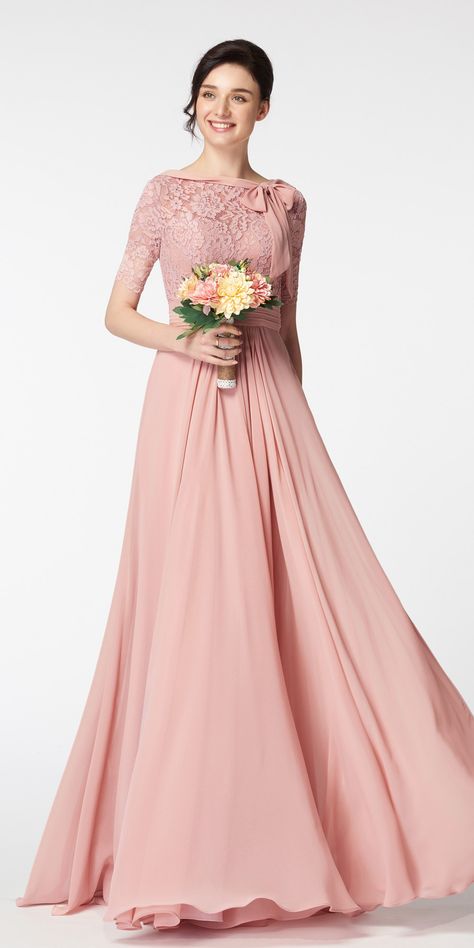 Bridesmaids Gowns With Sleeves, Blush Colored Bridesmaid Dresses, Lace Bridesmaids Gowns, Wedding Dresses Blush, Blush Bridesmaids, Bridesmaid Dresses With Sleeves, Bridesmaid Gowns, Blush Bridesmaid Dresses, Pnina Tornai