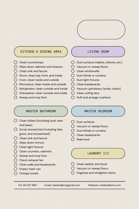 Whole House Cleaning Checklist, Apartment Cleaning Schedule, Whole House Cleaning, Busy Mom Planner, Easy Cleaning Schedule, Monthly Cleaning Schedule, Free Printable Cleaning, Cleaning Chart, Deep Cleaning Checklist