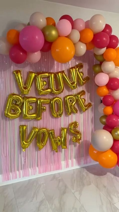 thebachparty on Instagram: Veuve before Vows 🥂 LOVING this new theme that has been trending! Tag your bestie to drop a hint ❤️ Credit: @adoremorewithgeor… Veuve Before Vows, Champagne Bachelorette, Champagne Bachelorette Party, Bachelorette Miami, Scottsdale Bachelorette, Bachelorette Themes, Champagne Party, Bachelorette Trip, Bachelorette Party Themes