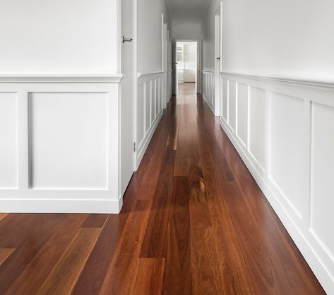 A hallway is an experience – a quiet journey that connects spaces, creating a flow throughout your home. It’s not just a transitional area; it’s a path that sets the tone, directing you where to go and how to feel as you move through it. Now, let’s talk about wainscoting. It’s not just about adding a decorative feature; it’s about bringing that hallway to life. With wainscoting, the walls aren’t just there to hold up the roof – they become part of the journey, Adding depth, character, And... Wall Panelling, Board And Batten, Wainscoting, The Roof, Where To Go, Wall Paneling, The Journey, Talk About, Hallway