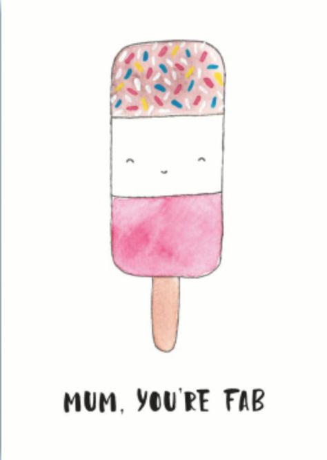 Handmade Fathers Day Cards, Fab Ice Lolly, Punny Cards, Chocolate Card, Recycled Cards, Pun Card, Ice Lolly, Fabulous Birthday, Dad Cards