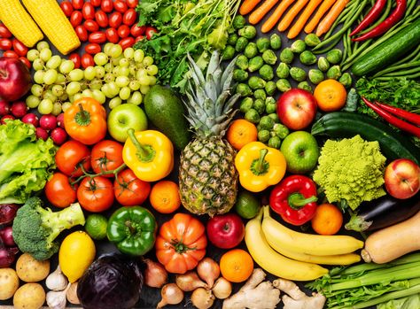 Veggies Aesthetic, Buah Dan Sayur, Nutrition Diet, Food Concept, Vegan Diet, Fresh Vegetables, Vegan Food, Fruits And Veggies, Fruits And Vegetables