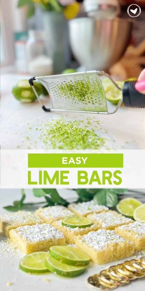 Easy Lime Bars - BriGeeski Swedish Meatballs Easy, Vanilla Bean Frosting, Meatballs And Rice, Peach Vodka, Cottage Cheese Eggs, Lime Bars, Pumpkin Ice Cream, Yummy Desserts Easy, Christmas Cookies Easy