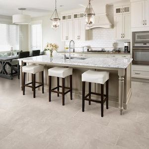 Transitional Tile, Slate Appliances, Exterior Tiles, Brick Fireplace Makeover, Beige Ceramic, Kitchen Updates, Glazed Ceramic Tile, Beige Tile, Marble Mosaic Tiles