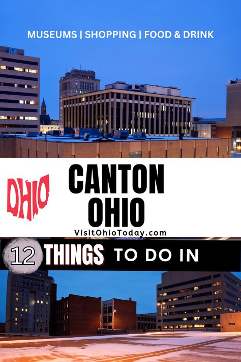 Canton has loads of things to do! Let us show you some of our top picks of things to do in Canton Ohio! | Things To Do In Canton Ohio | Canton Ohio | Stark County Things To Do In Canton Ohio, Canton Ohio Things To Do In, Ohio Vacations, Free Summer Activities, Canton Ohio, Akron Ohio, Family Friendly Activities, Beautiful Park, Amusement Parks