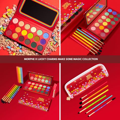 Cereal Makeup, Birthdays Presents, Makeup Palette Collection, Goth House, Morphe Eyeshadow, Makeup Kit For Kids, Colourpop Eyeshadow, Makeup Pallets, Cute Eye Makeup