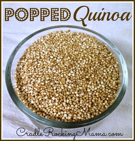 Quinoa Brittle, Popped Quinoa, Puffed Millet, Quinoa Snacks, Quinoa Cereal, Quinoa Recipes Easy, Toasted Quinoa, Butter Candy, Puffed Quinoa