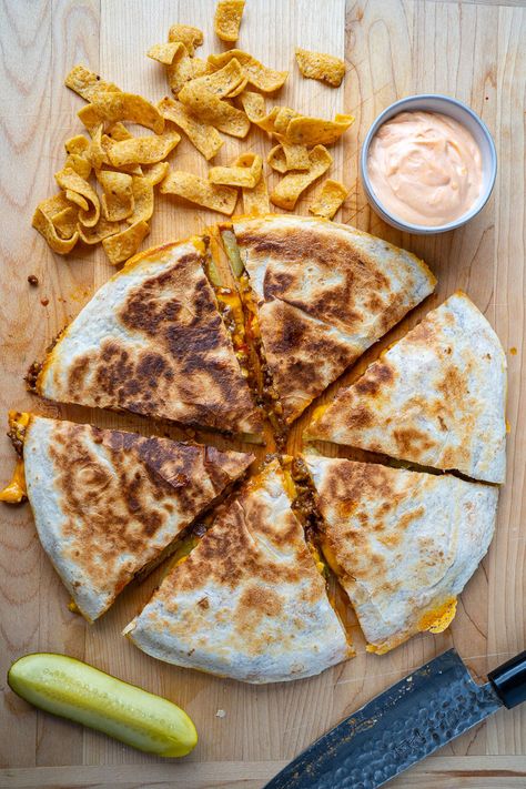 Sloppy Joe Quesadillas Sloppy Joe Quesadilla Recipes, Sloppy Joe Leftovers, Sloppy Joe Tortilla Wrap, Sloppy Joe Quesadilla, Sloppy Joe Wraps, Leftover Sloppy Joe Recipes, Recipes Using Leftover Sloppy Joe Meat, Sloppy Joe Burrito, Leftover Sloppy Joe