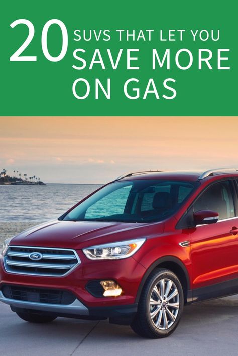 Maximize your gas savings this year with any of these 20 fuel-efficient SUVs. Affordable Suv, Fuel Efficient Cars, How To Save Gas, Win For Life, Car Shopping, Gas Mileage, Off Road Adventure, Utility Vehicles, Shopping Tips