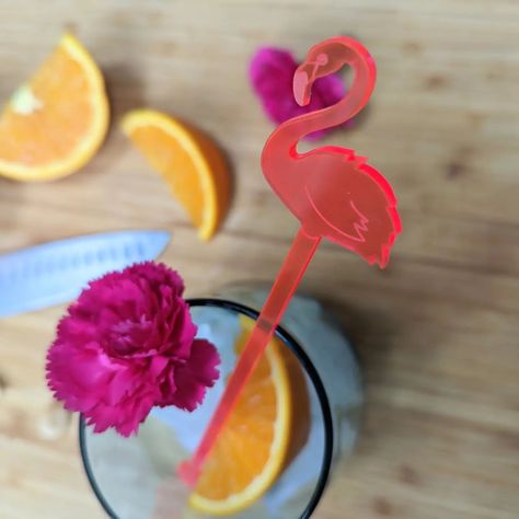 These Flamingo drinks stirrers will be available to buy in person exclusively at @theflamingohouseuk for obvious reasons 🤣🦩🦩during @artistsopenhouses all the weekends of May in Brighton. Of course if you can't make it to #artistopenhouse you can always buy online (links in bio) but I encourage you to visit the amazing #flamingohouse full of talented local artists if you can ❤️ #flamingo #drinkstirrers #brightonopenhouses #brightonuk #brighton #brightonartist #acrylic #drinking #cocktails #c... Flamingo Drink, Cocktail Sticks, Drink Stirrers, Swizzle Sticks, Acrylic Plastic, Celebration Party, Flower Shape, Neon Pink, Flamingo