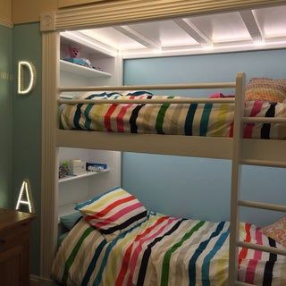 Closet Bunk Beds, Boys Bedroom Bunk Beds, Florida Condo Decor, Gentlemens Room, Key West House, Bed Nook, Kids Shared Bedroom, Diy Bunk Bed, Bunk Beds Built In