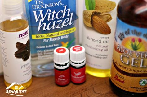 Ingredients and instructions to make DIY aftershave Diy After Shave, Homemade Aftershave, Diy Aftershave, Witch Hazel Acne, Mens Aftershave, Floors Laminate, Kid Furniture, Diy Makeup Brush, Barber Haircuts