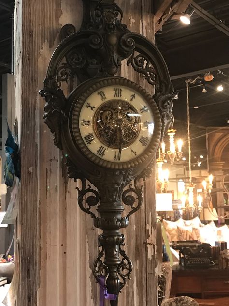 Investigation Room, David Kostyk, Victorian Clock, Victorian Clocks, Background Inspiration, Victorian Wall, Victorian Aesthetic, Wall Closet, Old Clocks