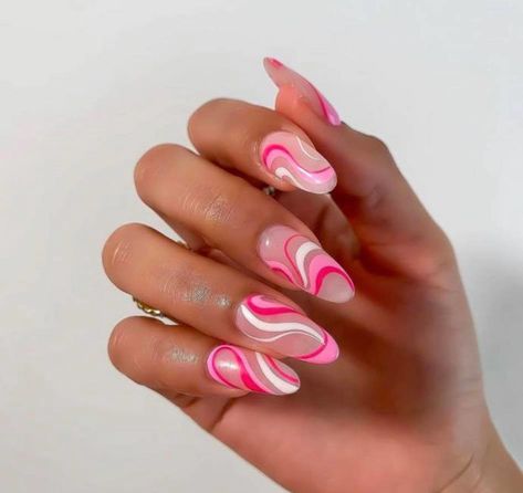 Simple Acrylic Nails, Acrylic Nails Coffin Short, Summer Acrylic Nails, Short Acrylic Nails Designs, Fire Nails, Funky Nails, Pretty Acrylic Nails, Summer Nail, Short Acrylic Nails