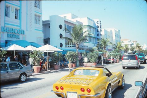 Old Miami, Ocean Drive Miami, Ocean Drive, Baby Tattoos, Vintage Beach, Vintage Photo, Drawing Poses, Miami Beach, Of The Earth