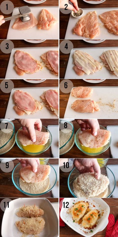 Chicken Cordon Bleu Easy, Healthy Chicken Cordon Bleu, Best Chicken Cordon Bleu Recipe, Cordon Bleu Chicken, Creamy Chicken Dinner, Baked Chicken Cordon Bleu, Dinner Fancy, Easy Chicken Cordon Bleu, Cordon Bleu Recipe