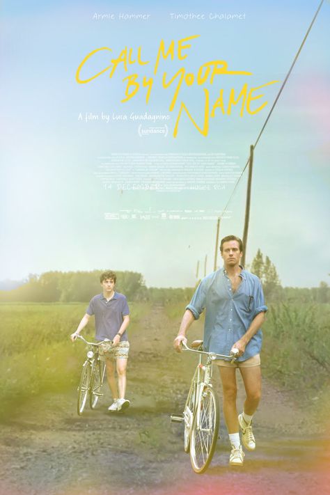 Call ME BY Your Name | Fan made Poster by mintmovi3 Your Name Poster, Your Name Movie, Bike Art Print, Somewhere In Northern Italy 1983, Your Name Wallpaper, Bike Poster, Call Me By Your Name, Film Poster Design, Wallpaper Dekstop