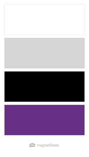 Black And Plum Wedding, Plum Wedding Colors, Silver Color Palette, Nail Room Ideas, Bedroom Purple, Painted Beds, Plum Wedding, Black Color Palette, Purple Color Palettes