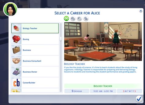 Biology Teacher Sims 4 Teacher, Sims 4 Jobs, Teacher Career, Teacher Work, Grading Papers, Kerbal Space Program, Biology Teacher, App Home, Best Mods