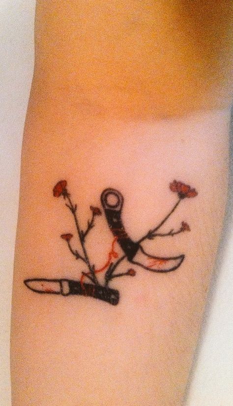 Hannibal tattoo Hannibal Tattoo Nbc, Hannibal Inspired Tattoo, Hannigram Tattoo, Hannibal Tattoo Ideas, Spn Tattoo, Hannibal Tattoo, Hannibal Suit, Artsy Tattoos, Tattoo Maker