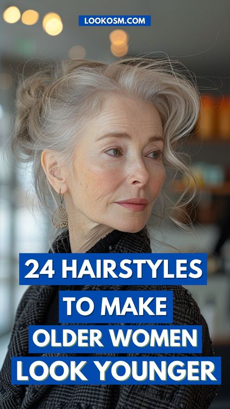 Timeless Youth: 24 Hairstyles That Revitalize Older Women's Looks Instantly Hair Styles For Grandmas, Medium Hair Styles Over 50 Older Women Mid Length, Hair Styles That Make You Look Older, Hairstyles That Make You Look Older, Hairstyles To Make You Look Younger And Thinner, Hair That Makes You Look Younger, Curly Hair Over 60 Women, Haircuts For Naturally Wavy Hair Mid Length Medium Curly, Hair Styles To Make You Look Younger